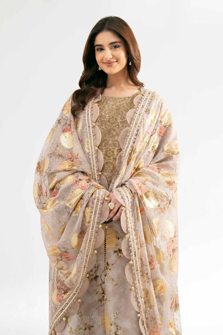 3 Piece - Digital Printed Embroidered Suit - 42501866 for Women - Unstitched Collection | Nishat | Shop Online