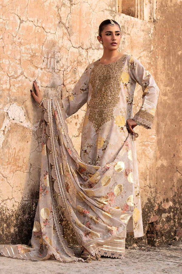 3 Piece - Digital Printed Embroidered Suit - 42501866 for Women - Unstitched Collection | Nishat | Shop Online