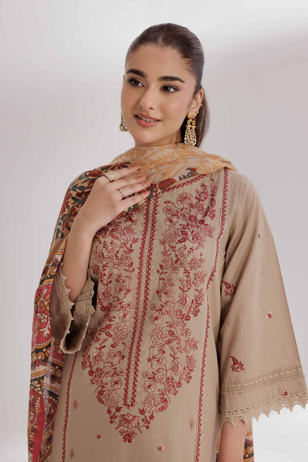 3 Piece - Digital Printed Embroidered Suit - 42501881 for Women - Unstitched Collection | Nishat | Shop Online