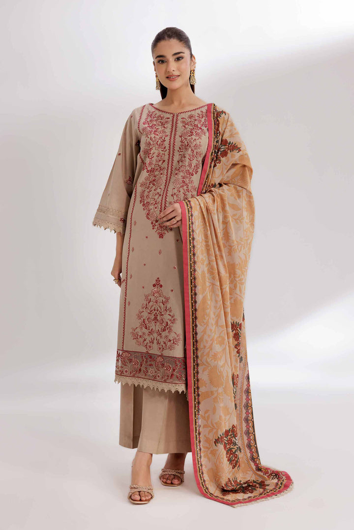 3 Piece - Digital Printed Embroidered Suit - 42501881 for Women - Unstitched Collection | Nishat | Shop Online