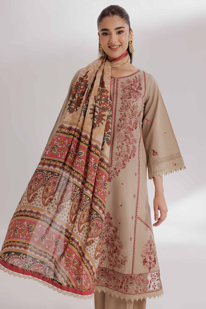 3 Piece - Digital Printed Embroidered Suit - 42501881 for Women - Unstitched Collection | Nishat | Shop Online