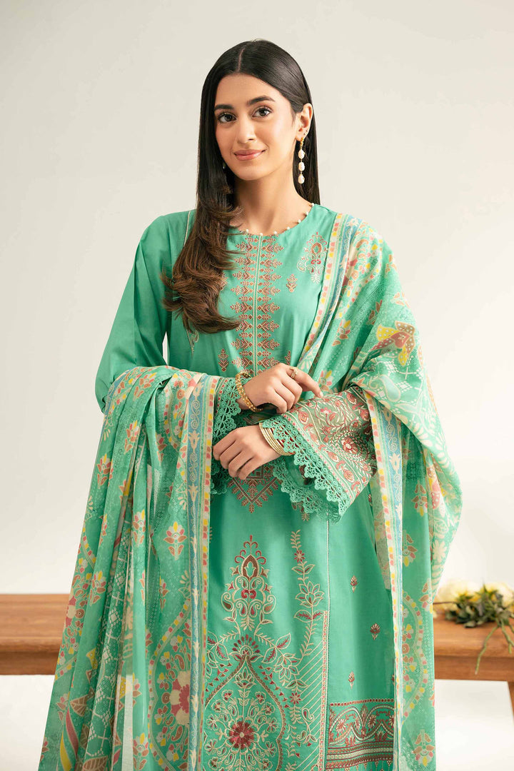 3 Piece - Digital Printed Embroidered Suit - 42501885 for Women - Unstitched Collection | Nishat | Shop Online