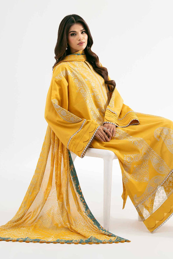 3 Piece - Digital Printed Embroidered Suit - 42501886 for Women - Unstitched Collection | Nishat | Shop Online