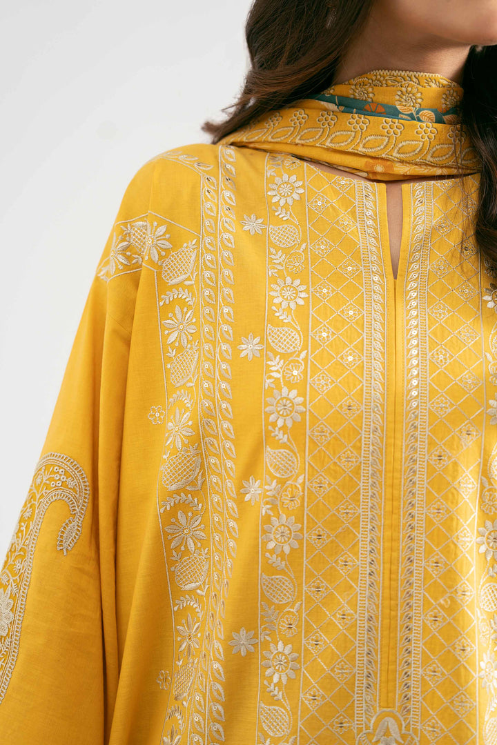 3 Piece - Digital Printed Embroidered Suit - 42501886 for Women - Unstitched Collection | Nishat | Shop Online