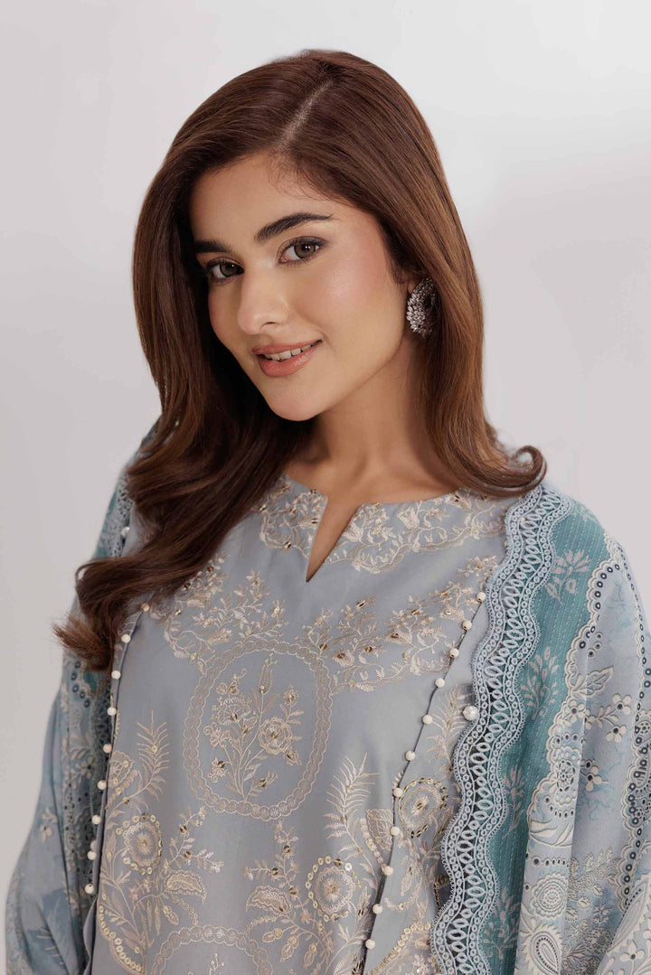 3 Piece - Digital Printed Embroidered Suit - 42501887 for Women - Unstitched Collection | Nishat | Shop Online