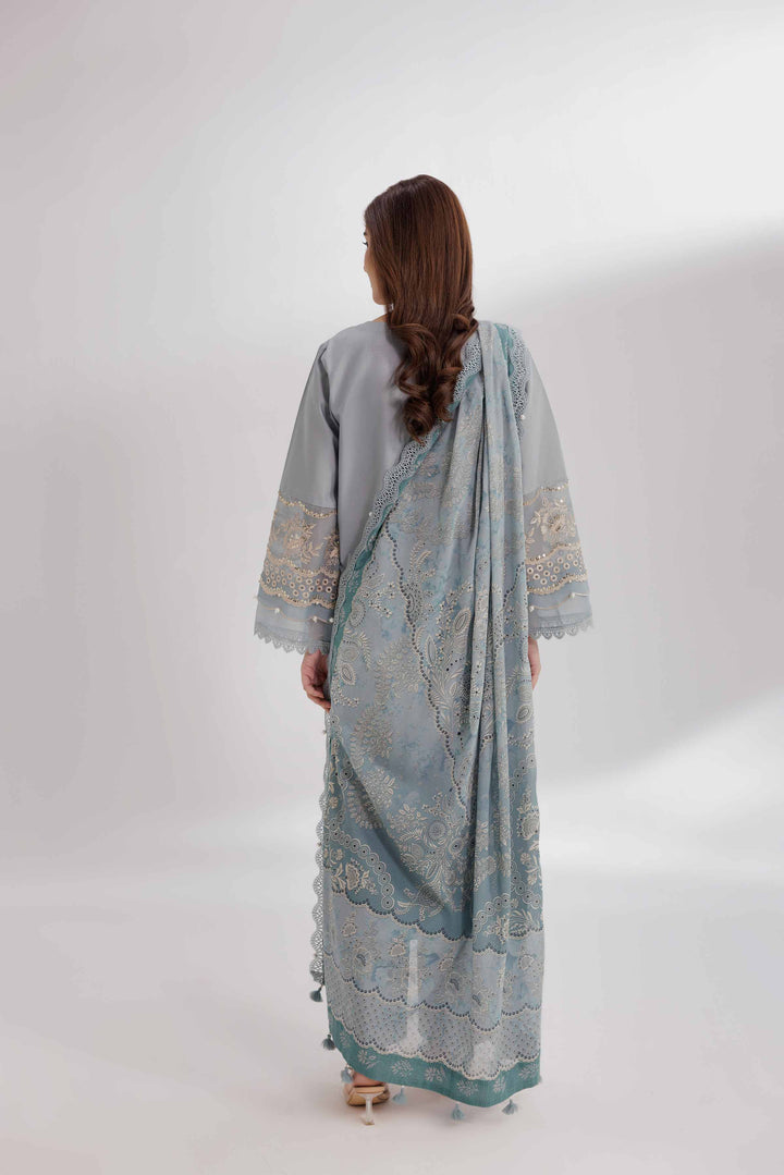 3 Piece - Digital Printed Embroidered Suit - 42501887 for Women - Unstitched Collection | Nishat | Shop Online
