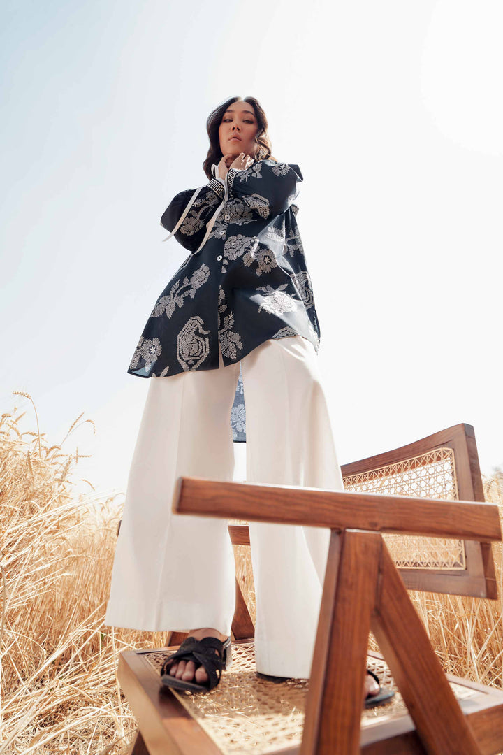 2 Piece - Printed Suit - 42502002 for Women - Unstitched Collection | Nishat | Shop Online