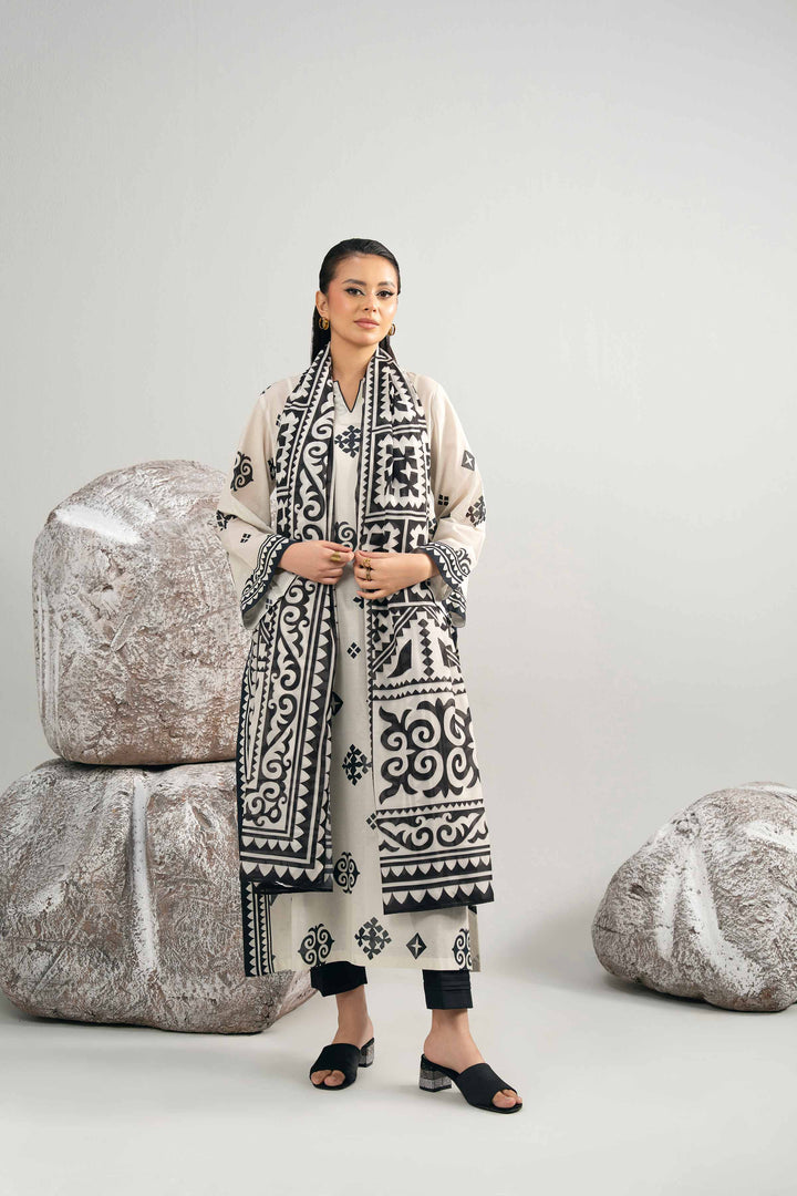 2 Piece - Digital Printed Suit - 42502006 for Women - Unstitched Collection | Nishat | Shop Online