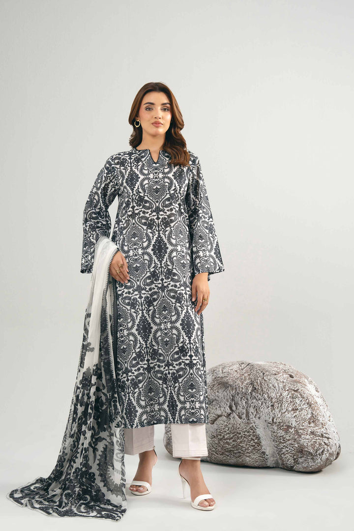 2 Piece - Digital Printed Suit - 42502011 for Women - Unstitched Collection | Nishat | Shop Online