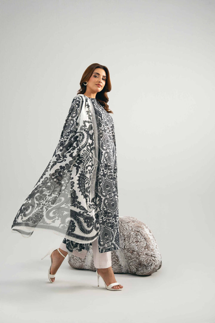 2 Piece - Digital Printed Suit - 42502011 for Women - Unstitched Collection | Nishat | Shop Online