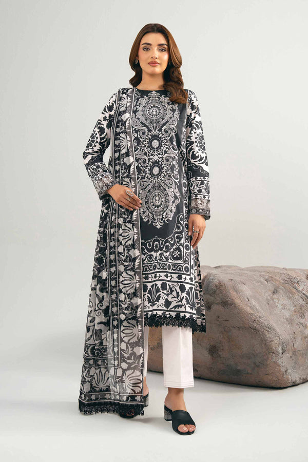 3 Piece - Digital Printed Embroidered Suit - 42502036 for Women - Unstitched Collection | Nishat | Shop Online