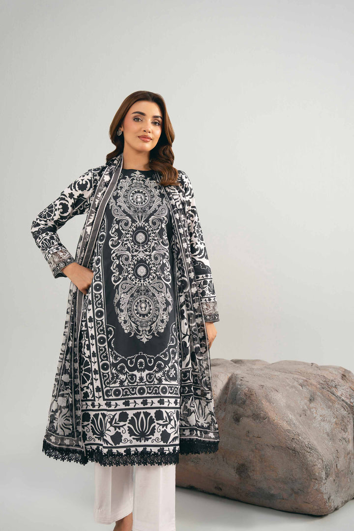 3 Piece - Digital Printed Embroidered Suit - 42502036 for Women - Unstitched Collection | Nishat | Shop Online