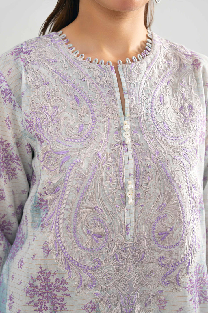 3 Piece - Digital Printed Embroidered Suit - 42502045 for Women - Unstitched Collection | Nishat | Shop Online