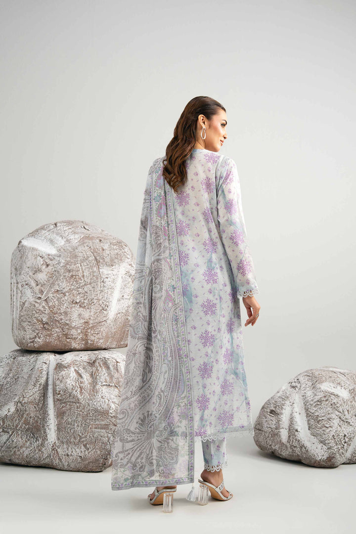 3 Piece - Digital Printed Embroidered Suit - 42502045 for Women - Unstitched Collection | Nishat | Shop Online