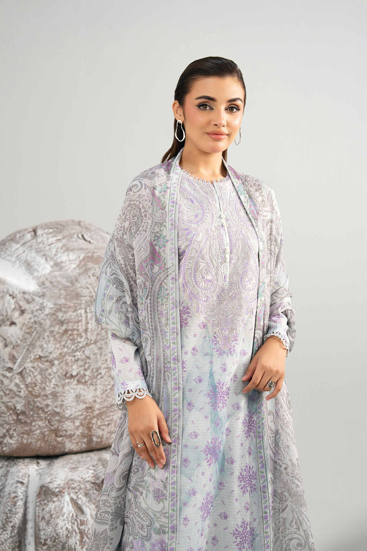 3 Piece - Digital Printed Embroidered Suit - 42502045 for Women - Unstitched Collection | Nishat | Shop Online