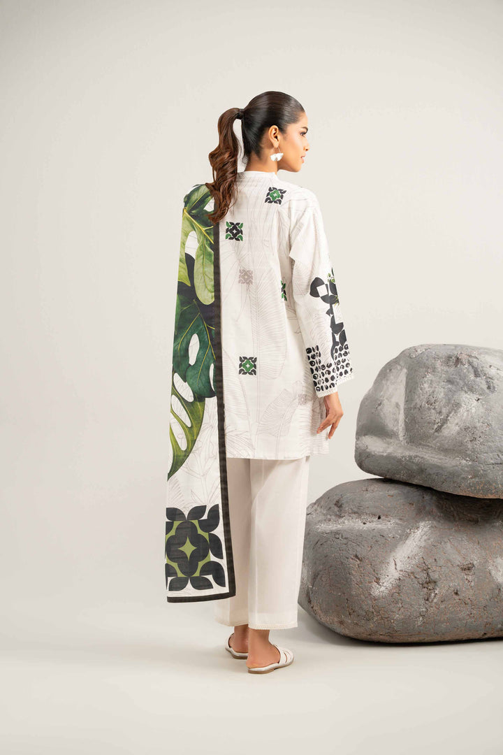 3 Piece - Digital Printed Embroidered Suit - 42502051 for Women - Unstitched Collection | Nishat | Shop Online