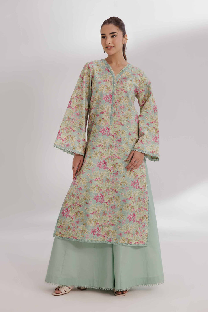 2 Piece - Printed Suit - 42502062 for Women - Unstitched Collection | Nishat | Shop Online