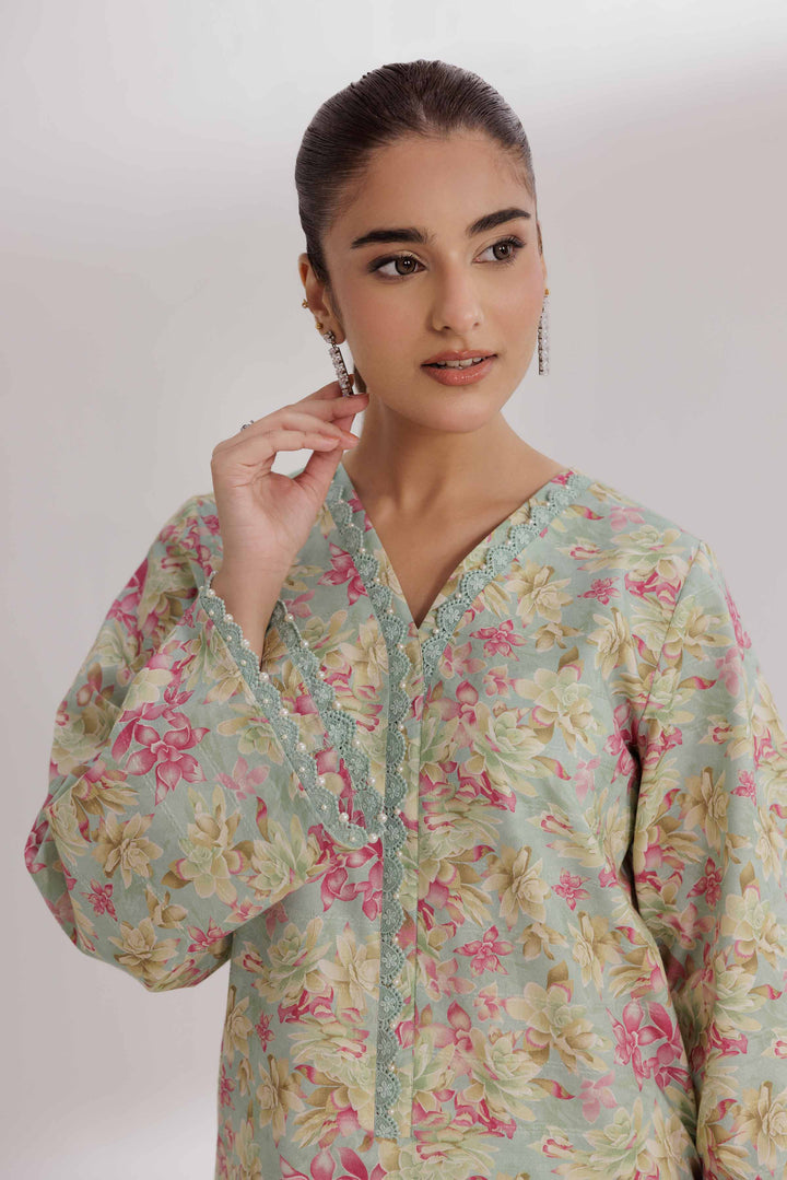 2 Piece - Printed Suit - 42502062 for Women - Unstitched Collection | Nishat | Shop Online
