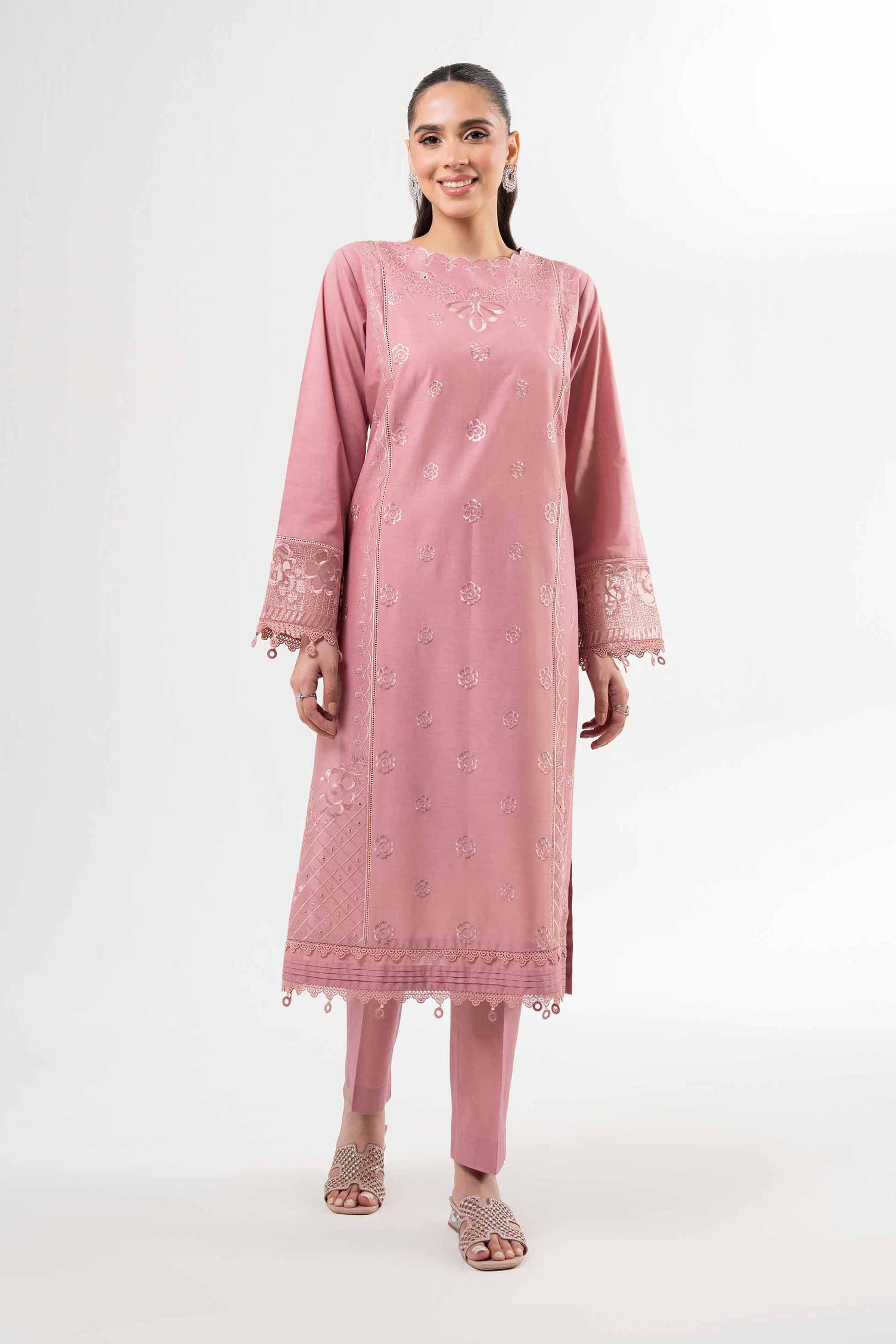 2 Piece - Dyed Embroidered Suit - 42502065 for Women - Unstitched Collection | Nishat | Shop Online