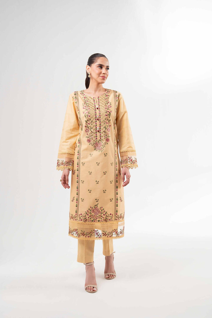 2 Piece - Dyed Embroidered Suit - 42502066 for Women - Unstitched Collection | Nishat | Shop Online