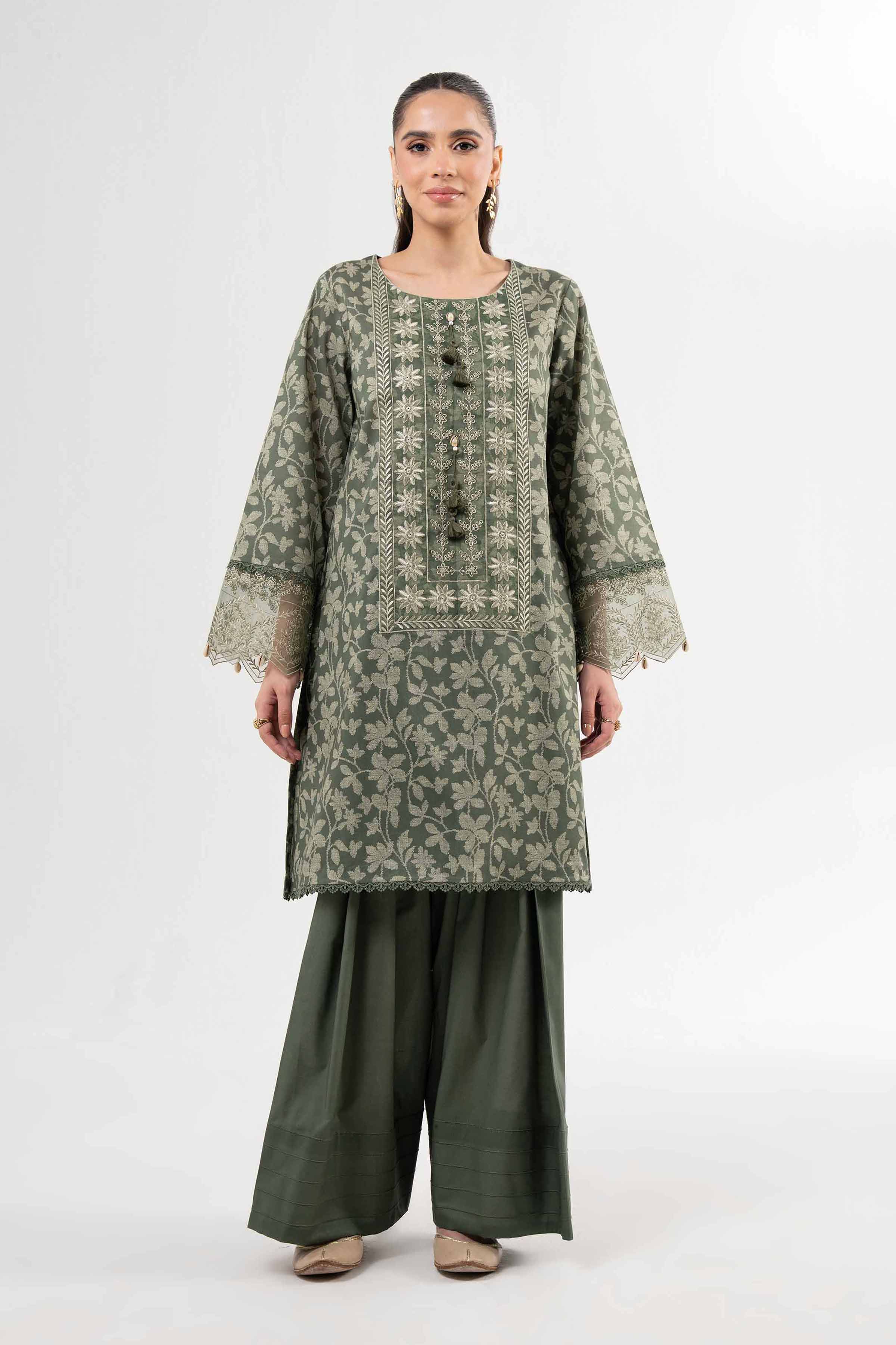 2 Piece - Printed Embroidered Suit - 42502071 for Women - Unstitched Collection | Nishat | Shop Online