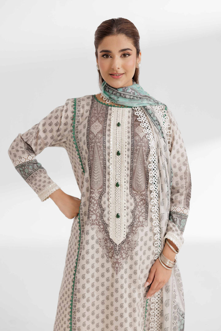 3 Piece - Digital Printed Suit - 42502084 for Women - Unstitched Collection | Nishat | Shop Online