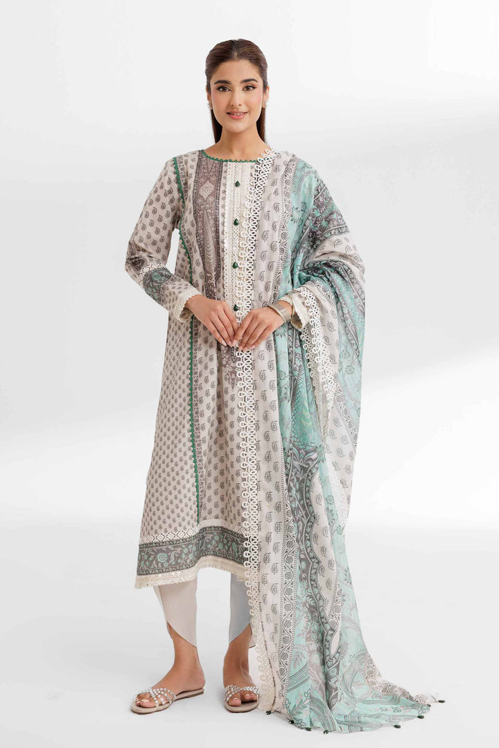 3 Piece - Digital Printed Suit - 42502084 for Women - Unstitched Collection | Nishat | Shop Online