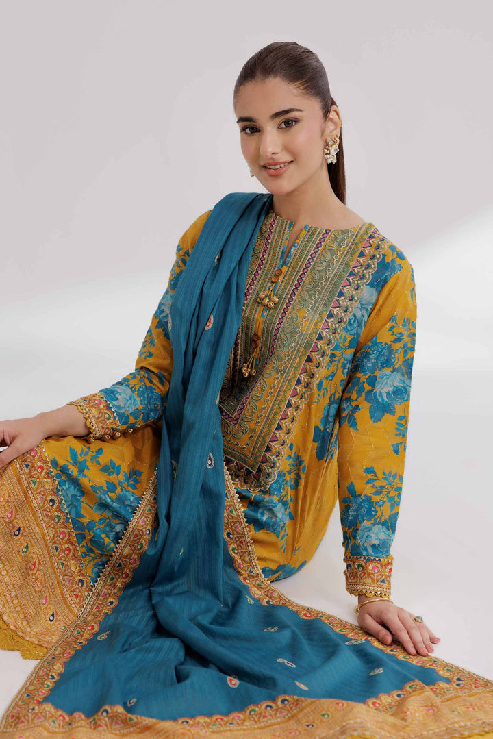 3 Piece - Digital Printed Suit - 42502213 for Women - Unstitched Collection | Nishat | Shop Online