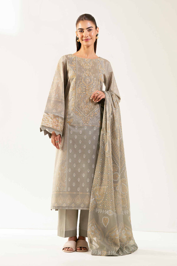 3 Piece - Digital Printed Suit - 42502227 for Women - Unstitched Collection | Nishat | Shop Online