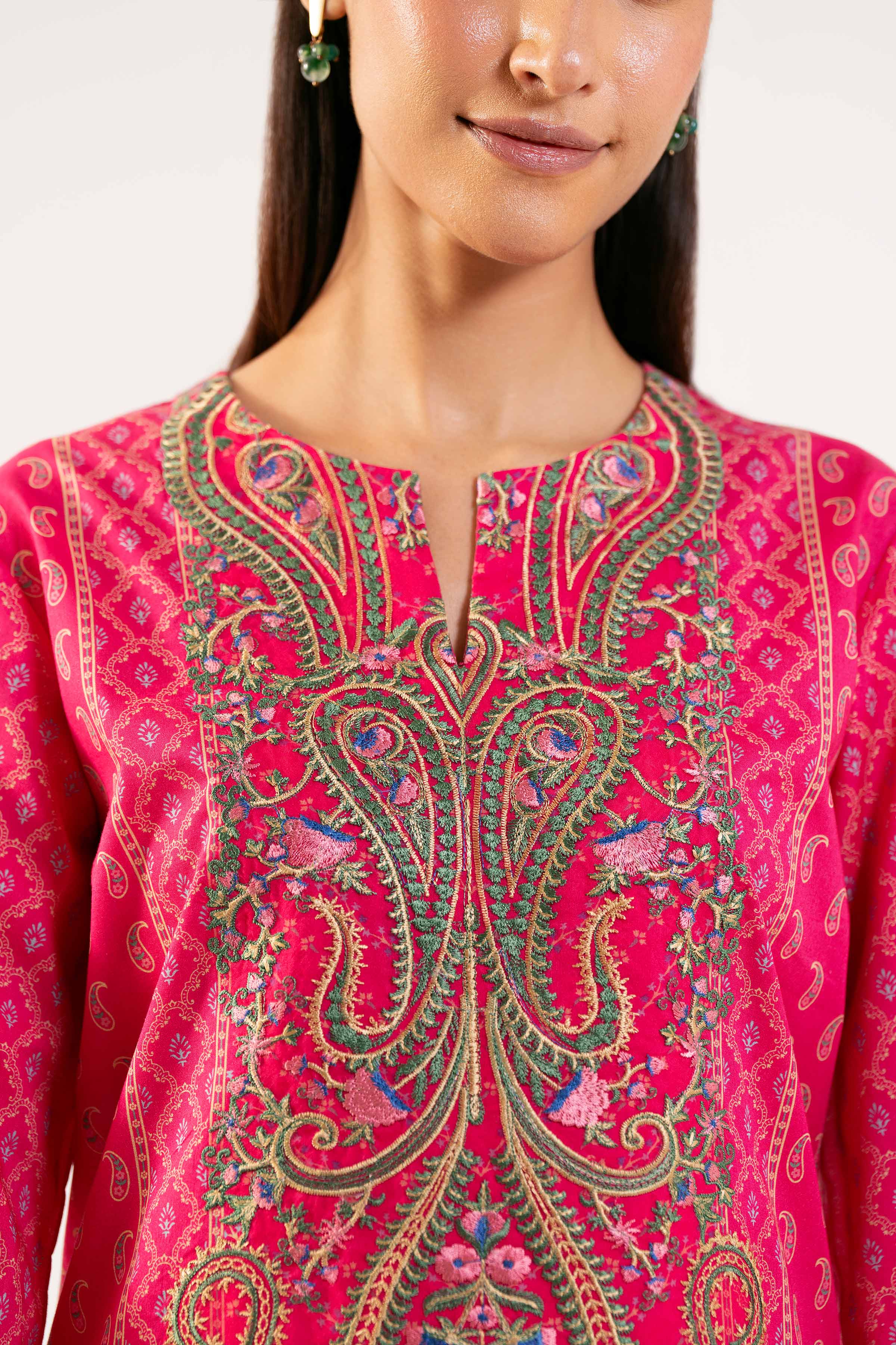 3 Piece - Digital Printed Suit - 42502228 for Women - Unstitched Collection | Nishat | Shop Online