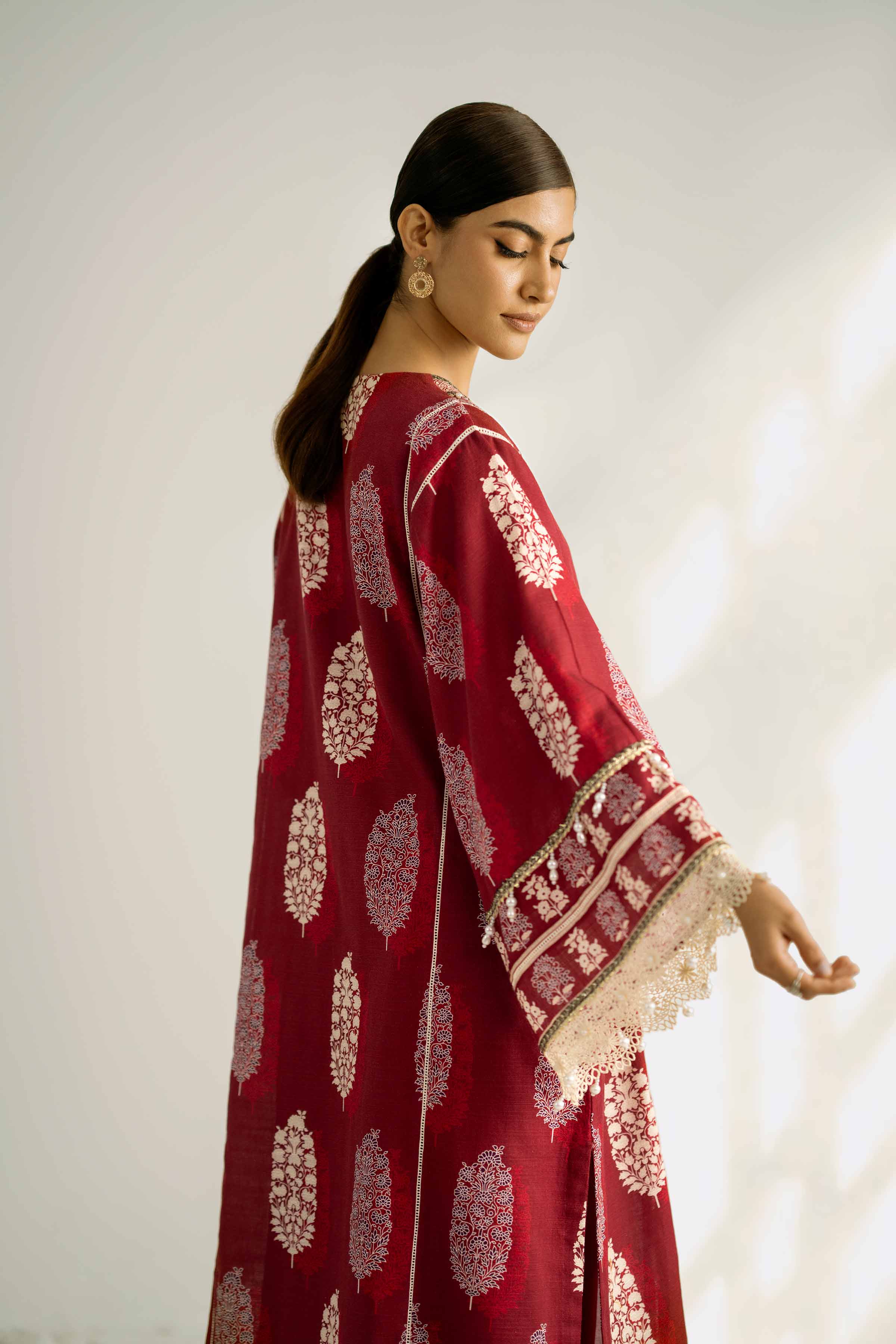 2 Piece - Printed Suit - 42502333 for Women - Unstitched Collection | Nishat | Shop Online