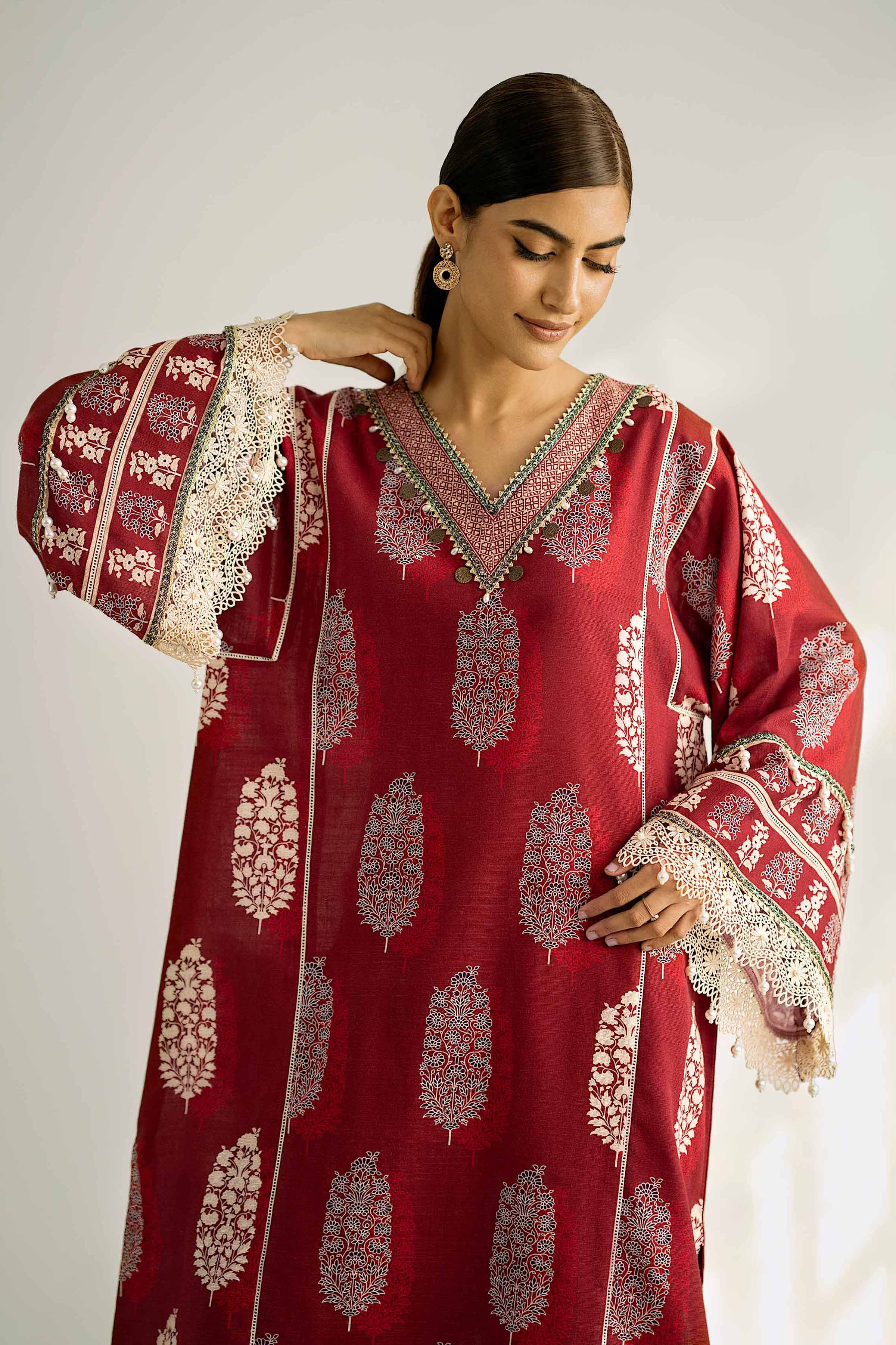 2 Piece - Printed Suit - 42502333 for Women - Unstitched Collection | Nishat | Shop Online