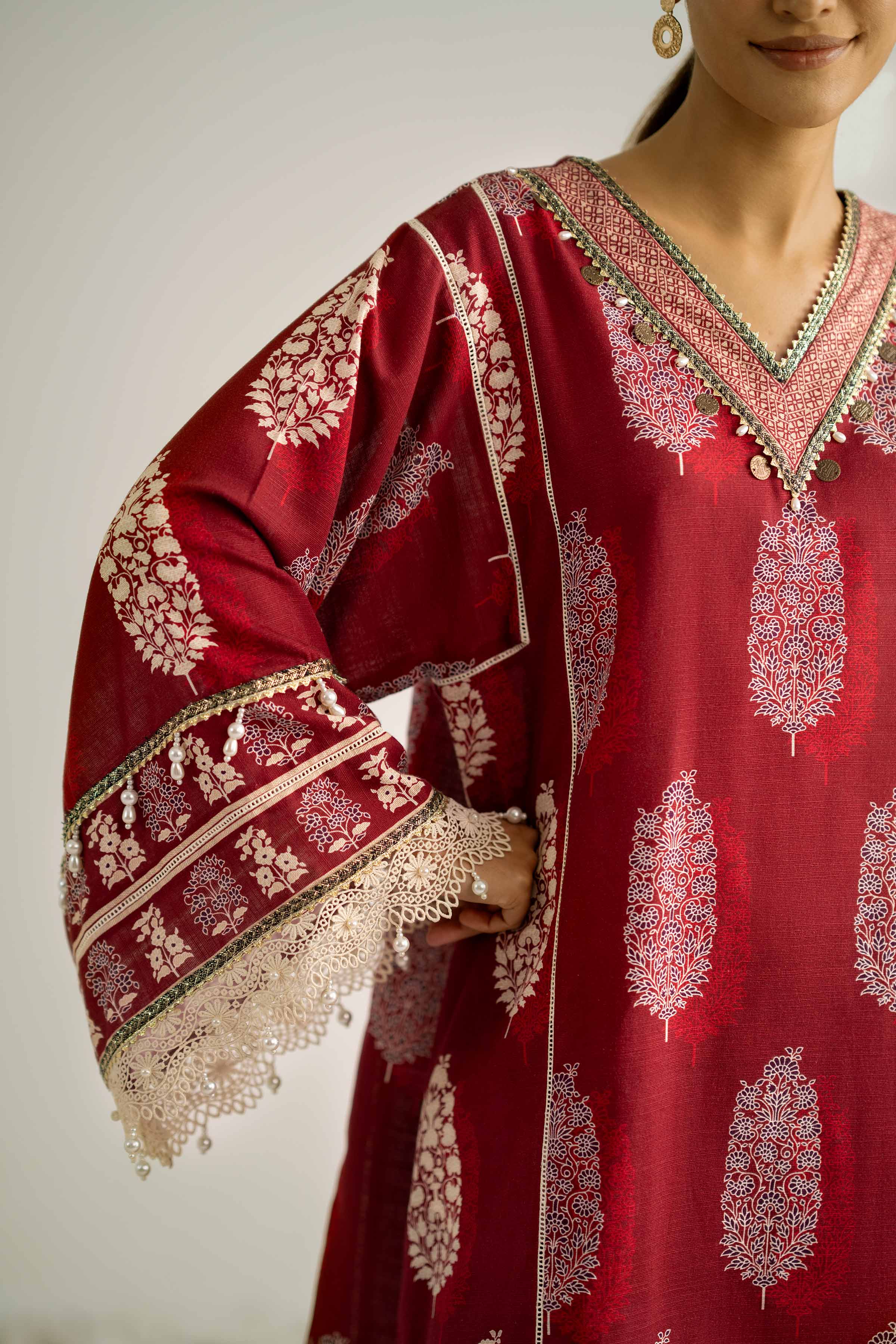 2 Piece - Printed Suit - 42502333 for Women - Unstitched Collection | Nishat | Shop Online