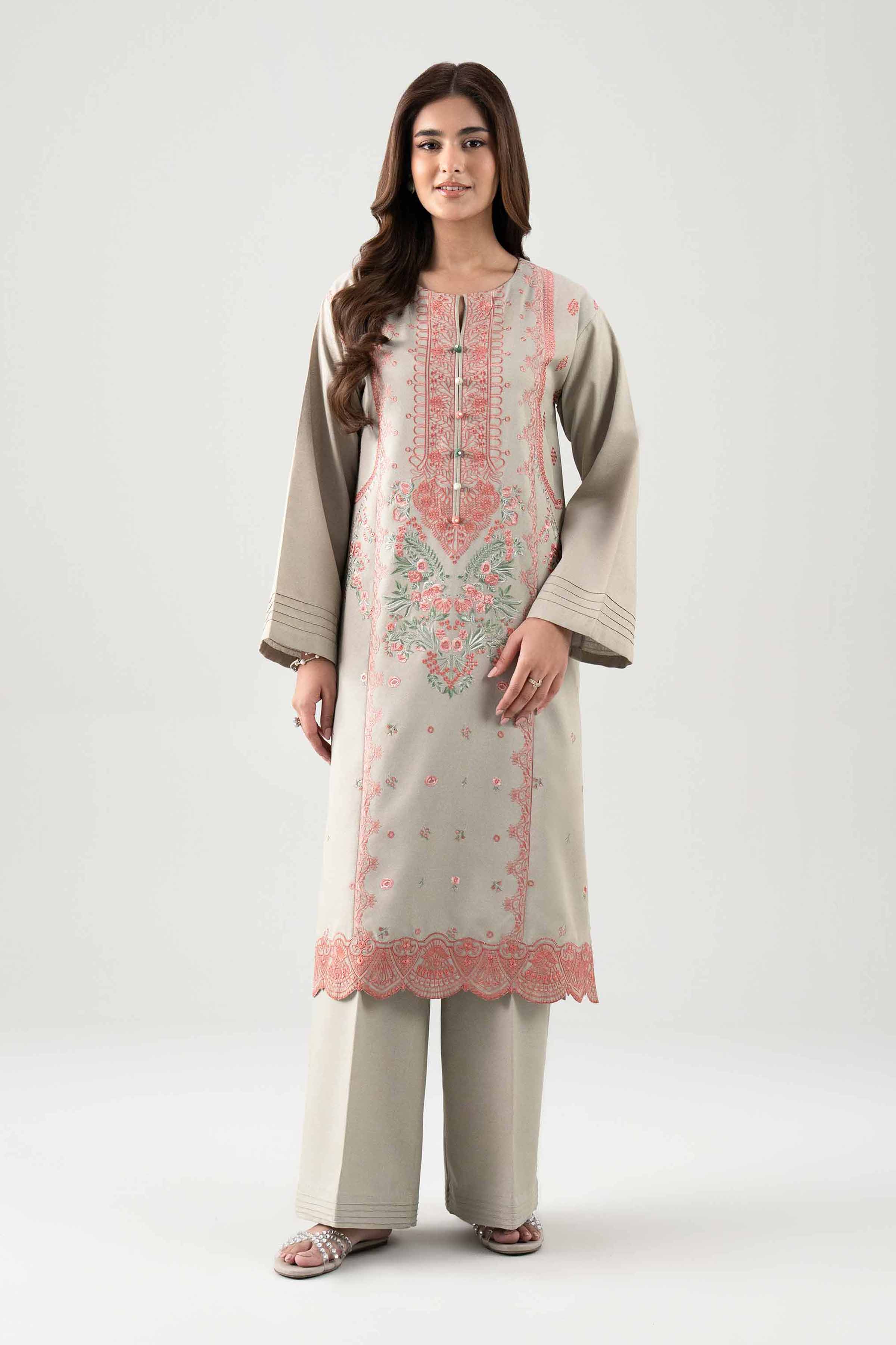 2 Piece - Embroidered Suit - 42502335 for Women - Unstitched Collection | Nishat | Shop Online