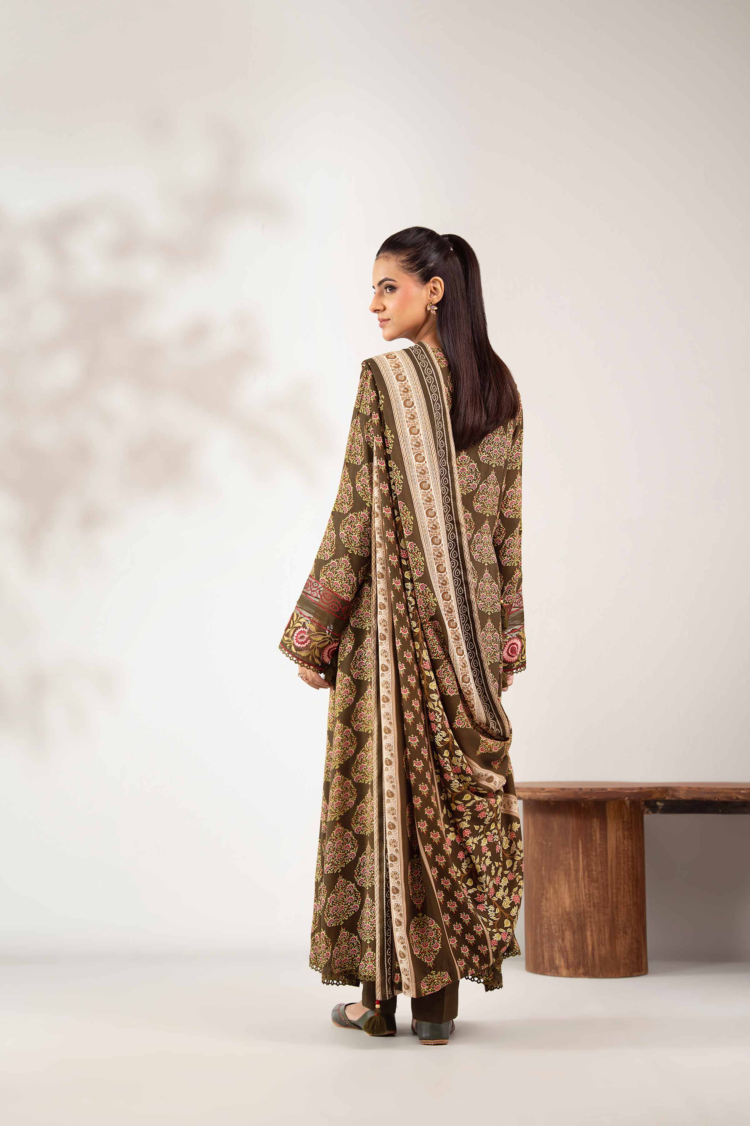3 Piece - Printed Embroidered Suit - 42502367 for Women - Unstitched Collection | Nishat | Shop Online