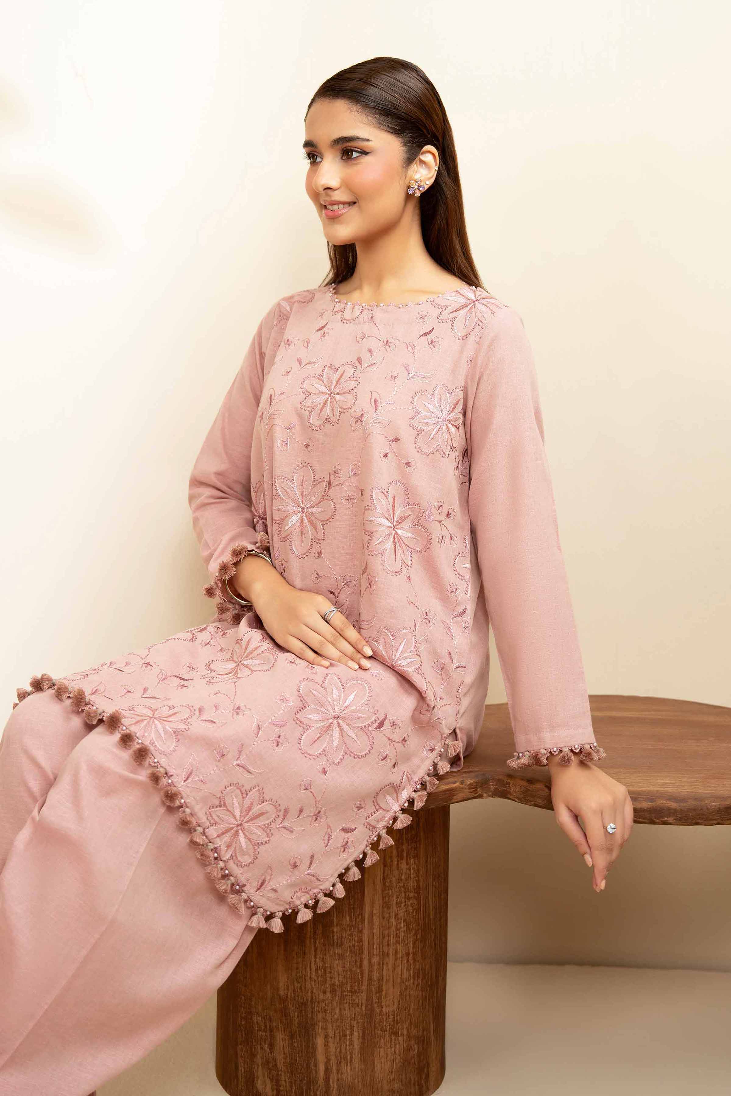 2 Piece - Embroidered Suit - 42502481 for Women - Unstitched Collection | Nishat | Shop Online