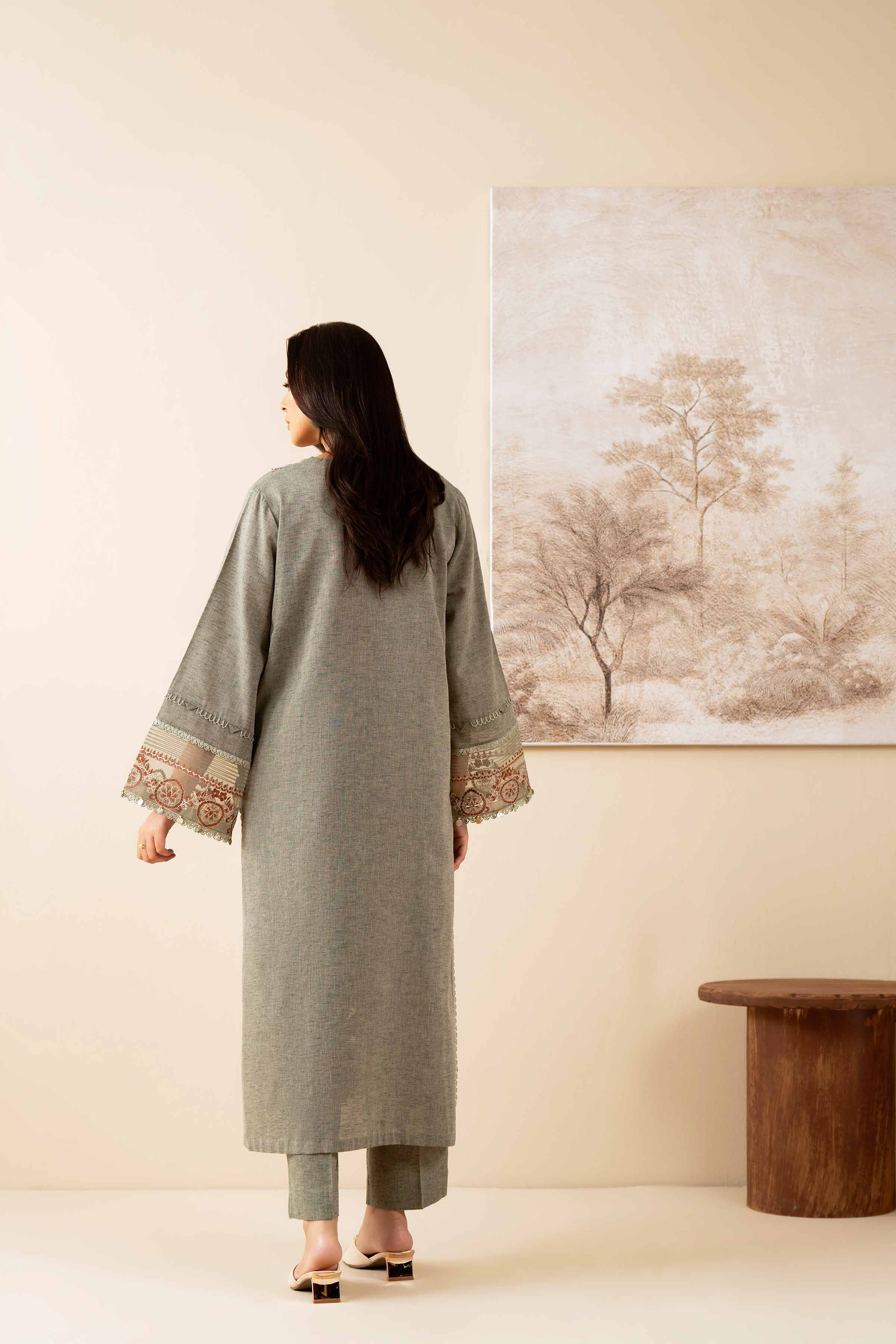 2 Piece - Embroidered Suit - 42502714 for Women - Unstitched Collection | Nishat | Shop Online