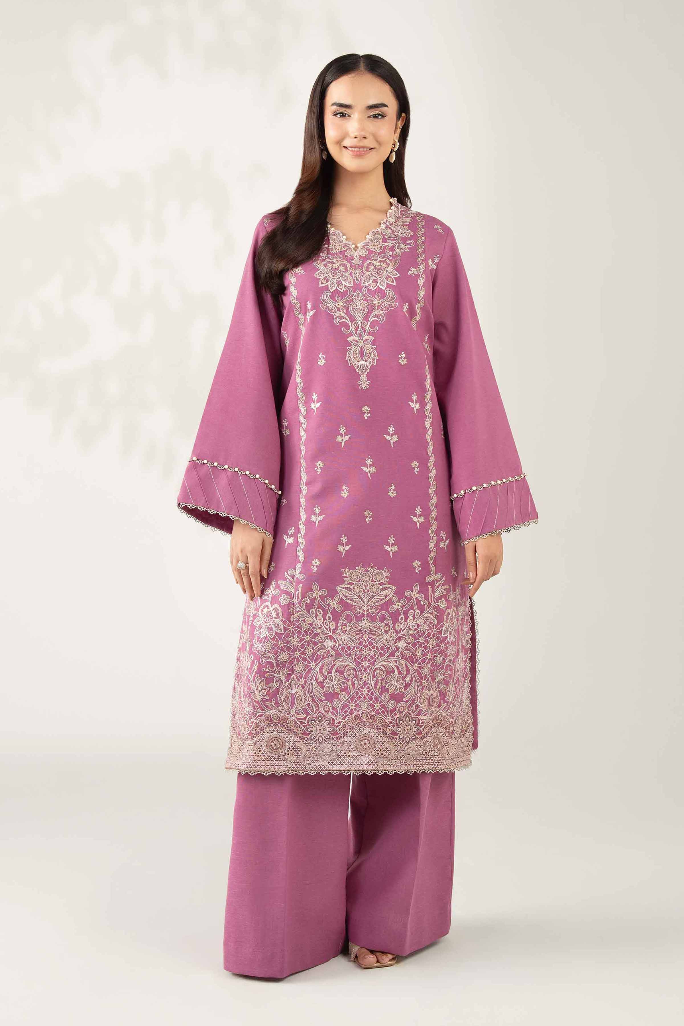 2 Piece - Embroidered Suit - 42502716 for Women - Unstitched Collection | Nishat | Shop Online