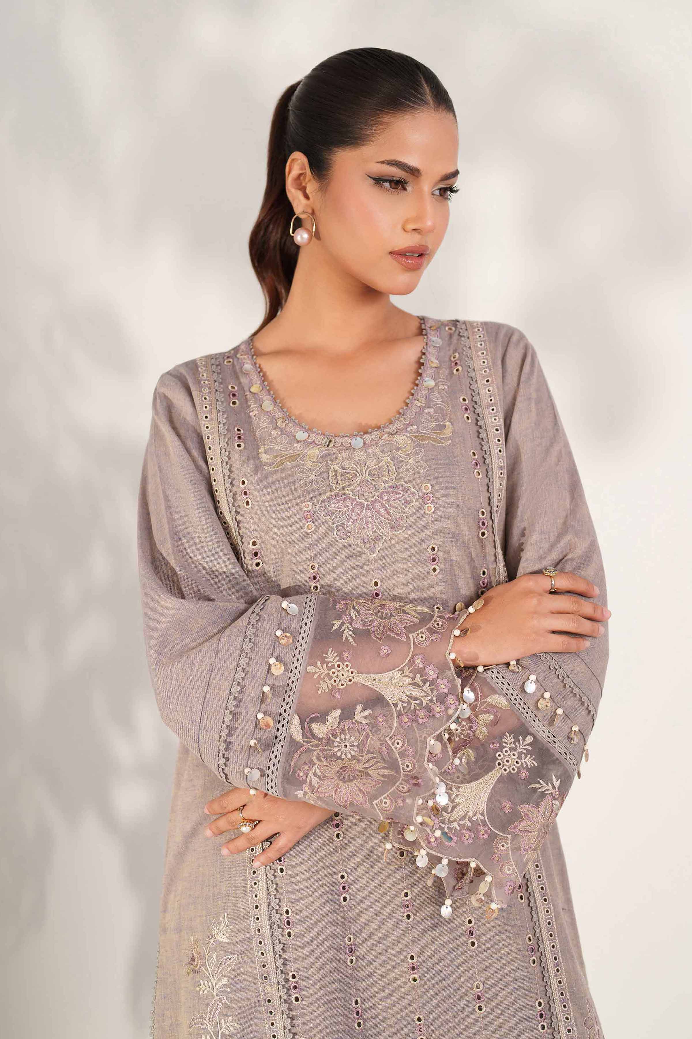 2 Piece - Embroidered Suit - 42502717 for Women - Unstitched Collection | Nishat | Shop Online