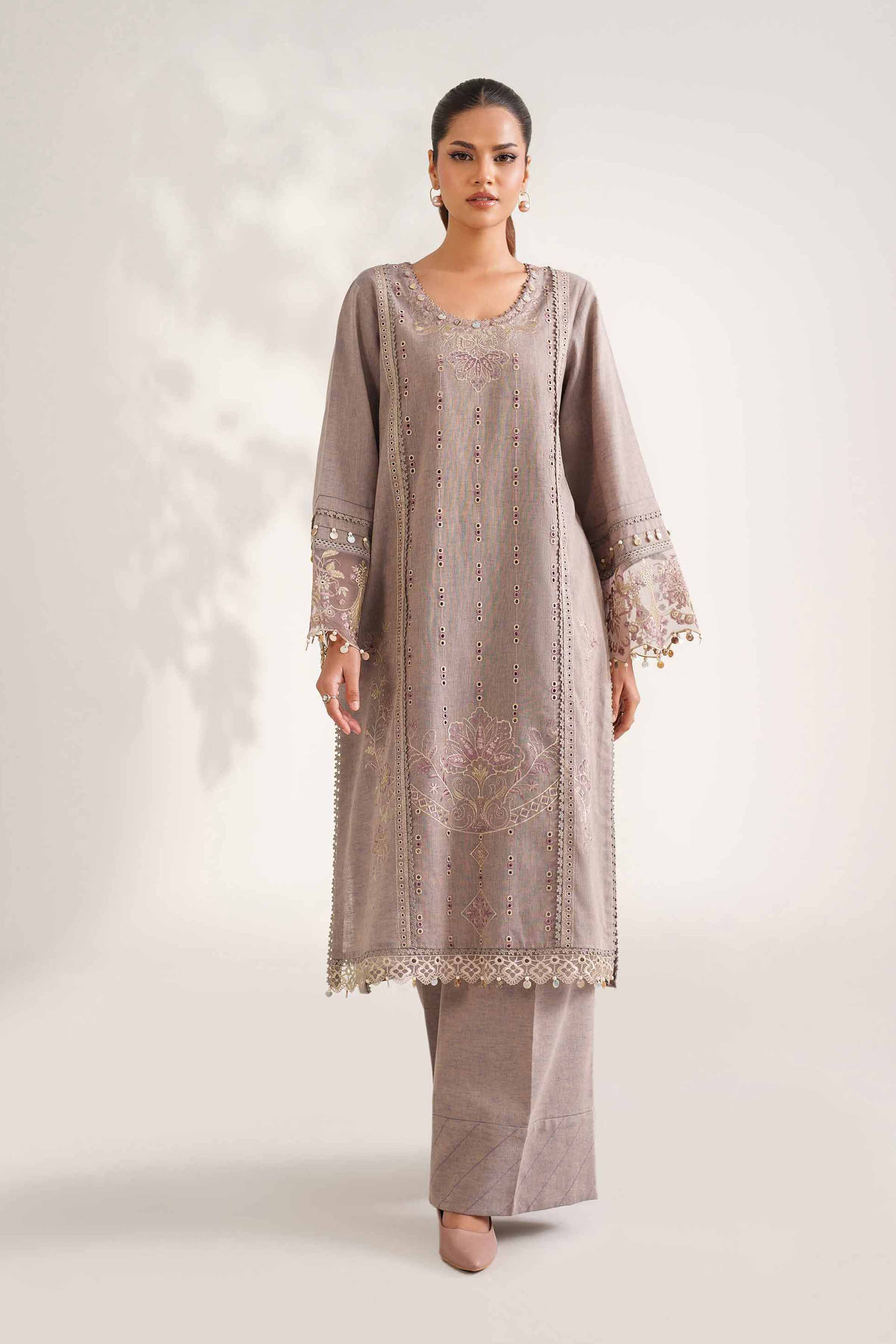 2 Piece - Embroidered Suit - 42502717 for Women - Unstitched Collection | Nishat | Shop Online