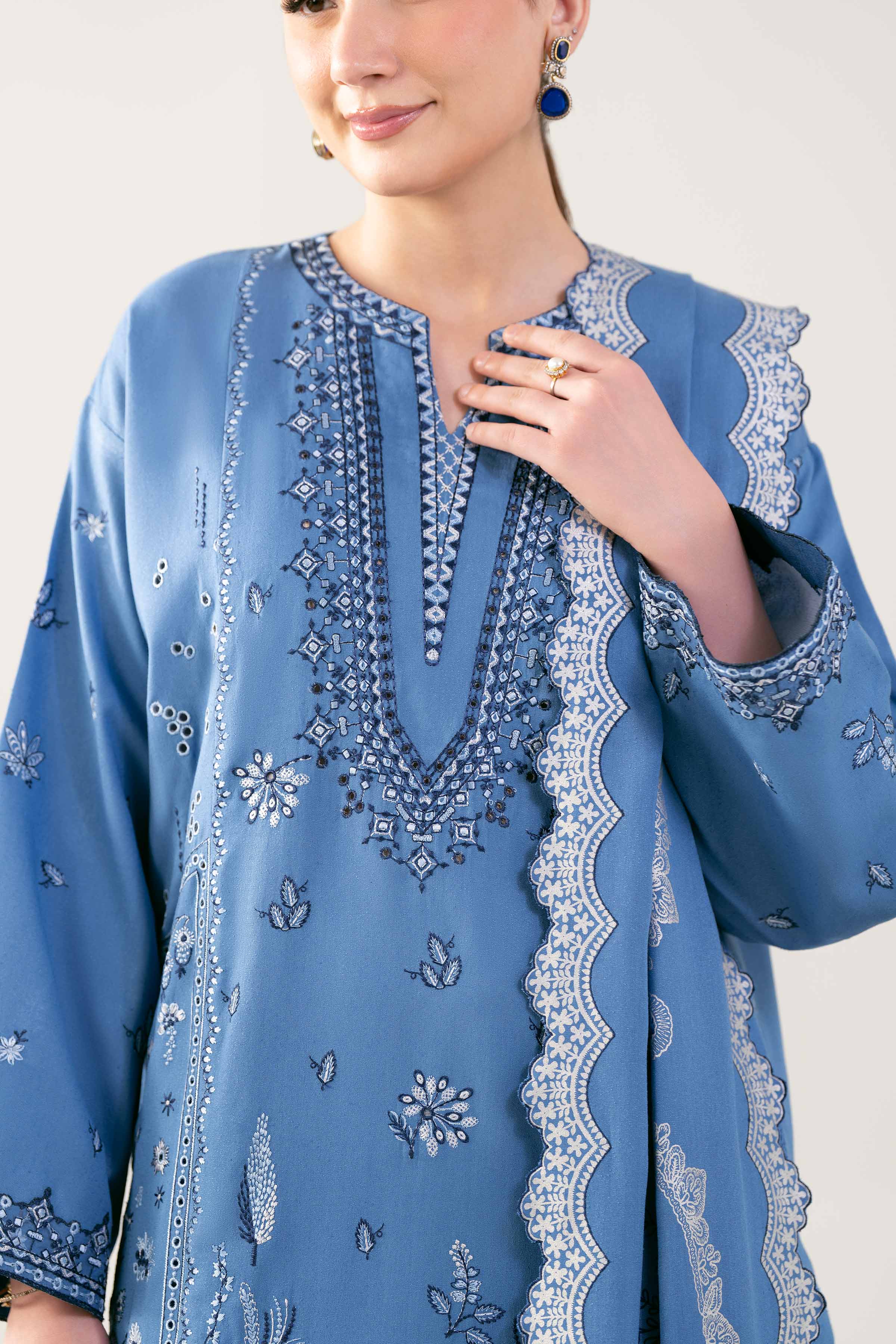 3 Piece - Embroidered Suit - 42502747 for Women - Unstitched Collection | Nishat | Shop Online