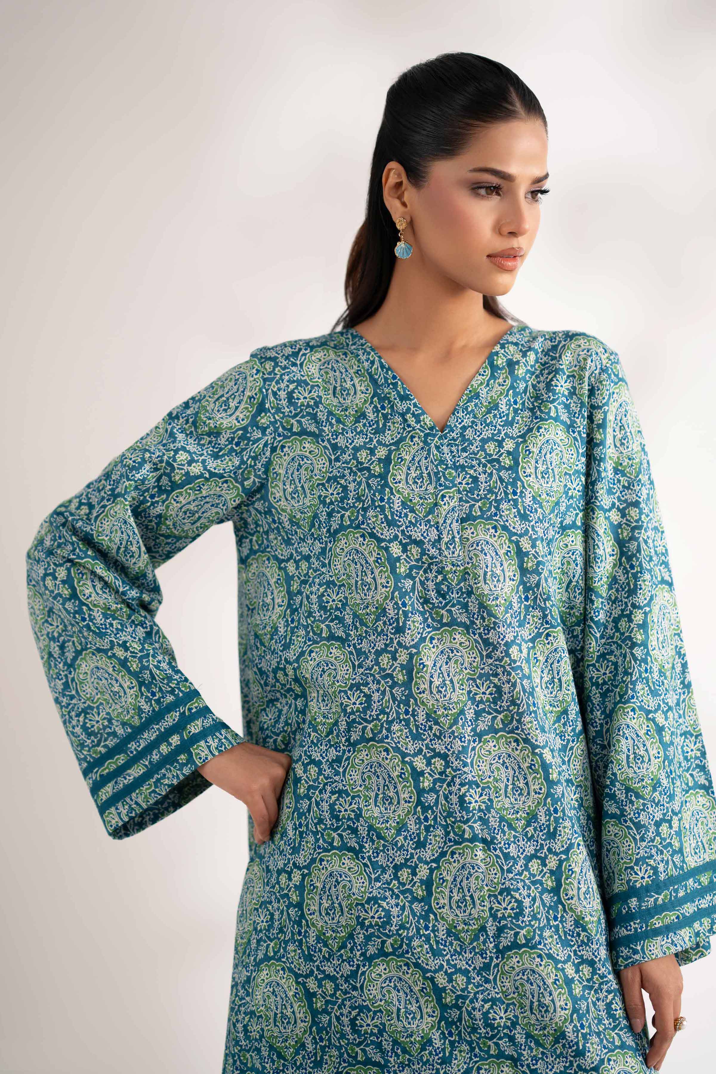 2 Piece - Printed Suit - 42502763 for Women - Unstitched Collection | Nishat | Shop Online