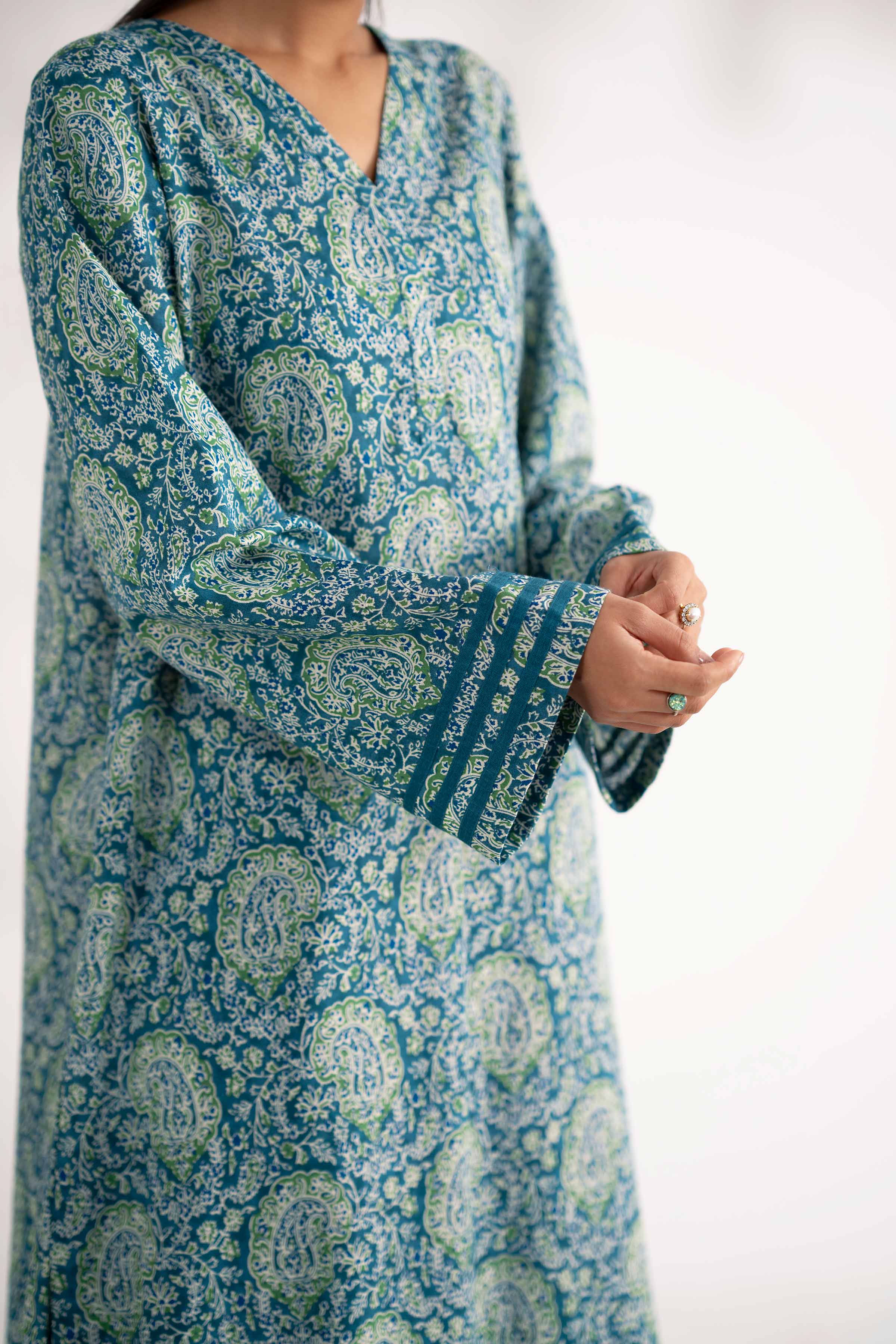 2 Piece - Printed Suit - 42502763 for Women - Unstitched Collection | Nishat | Shop Online