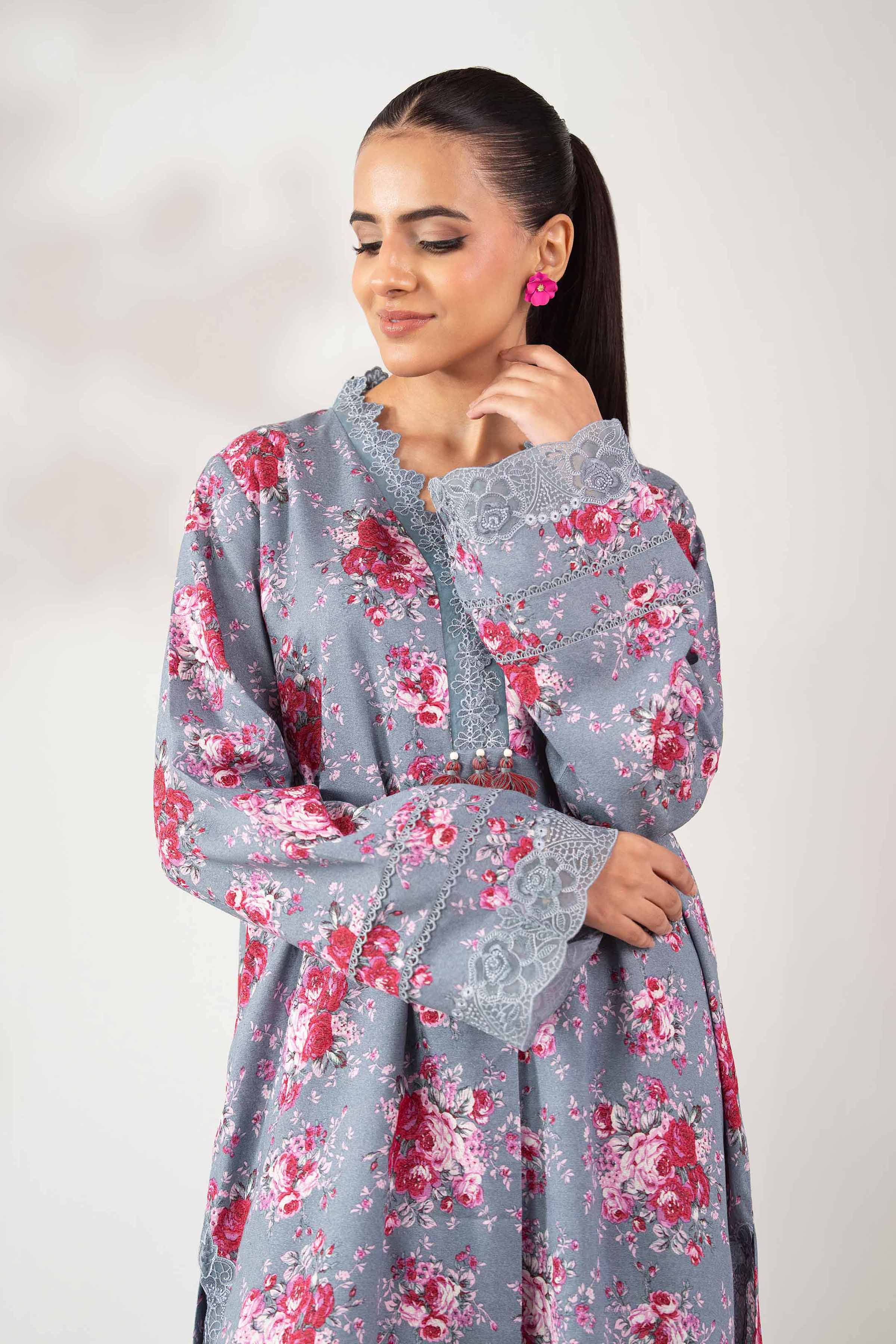 2 Piece - Printed Embroidered Suit - 42502813 for Women - Unstitched Collection | Nishat | Shop Online