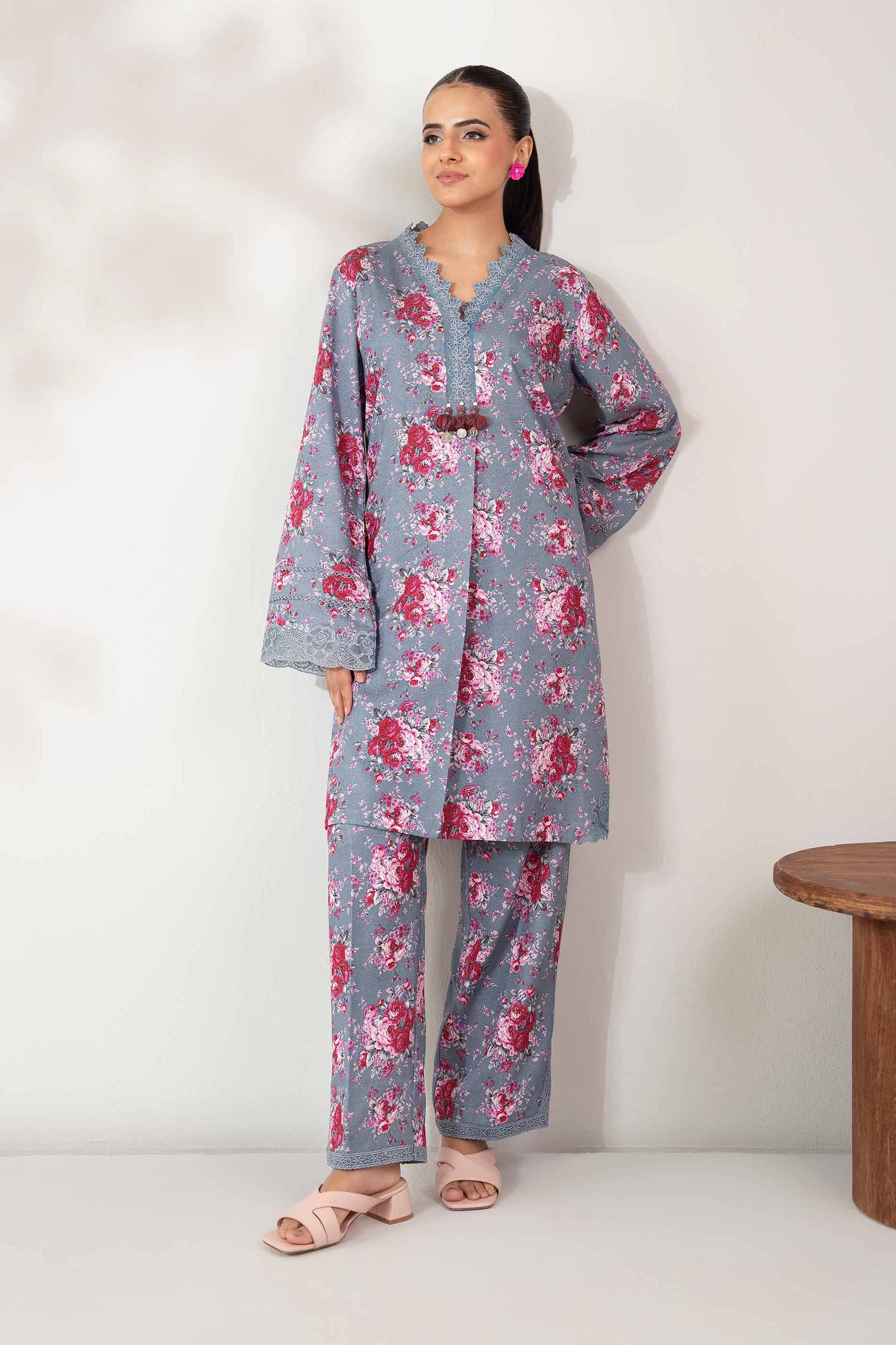 2 Piece - Printed Embroidered Suit - 42502813 for Women - Unstitched Collection | Nishat | Shop Online