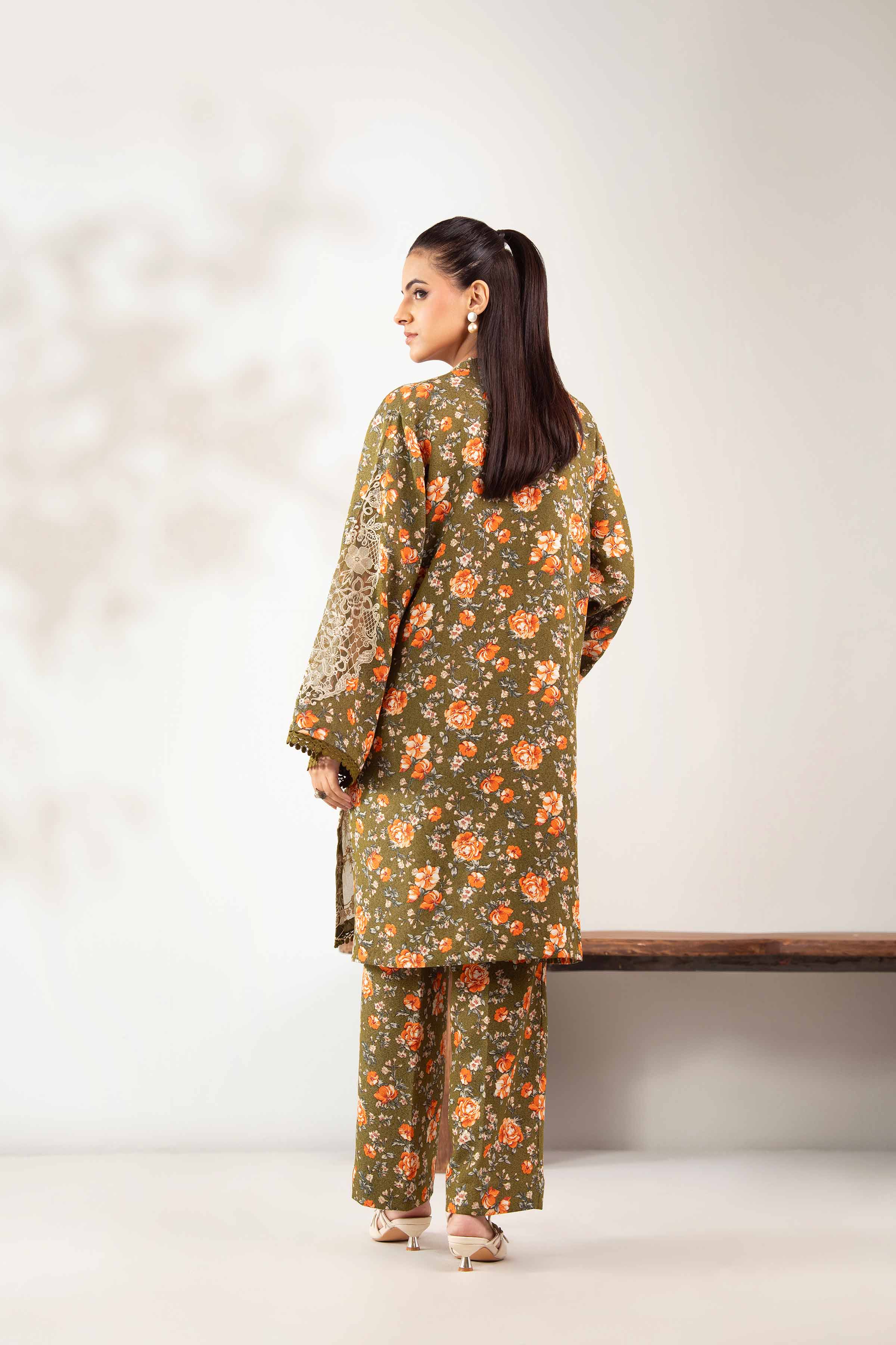 2 Piece - Printed Embroidered Suit - 42502814 for Women - Unstitched Collection | Nishat | Shop Online
