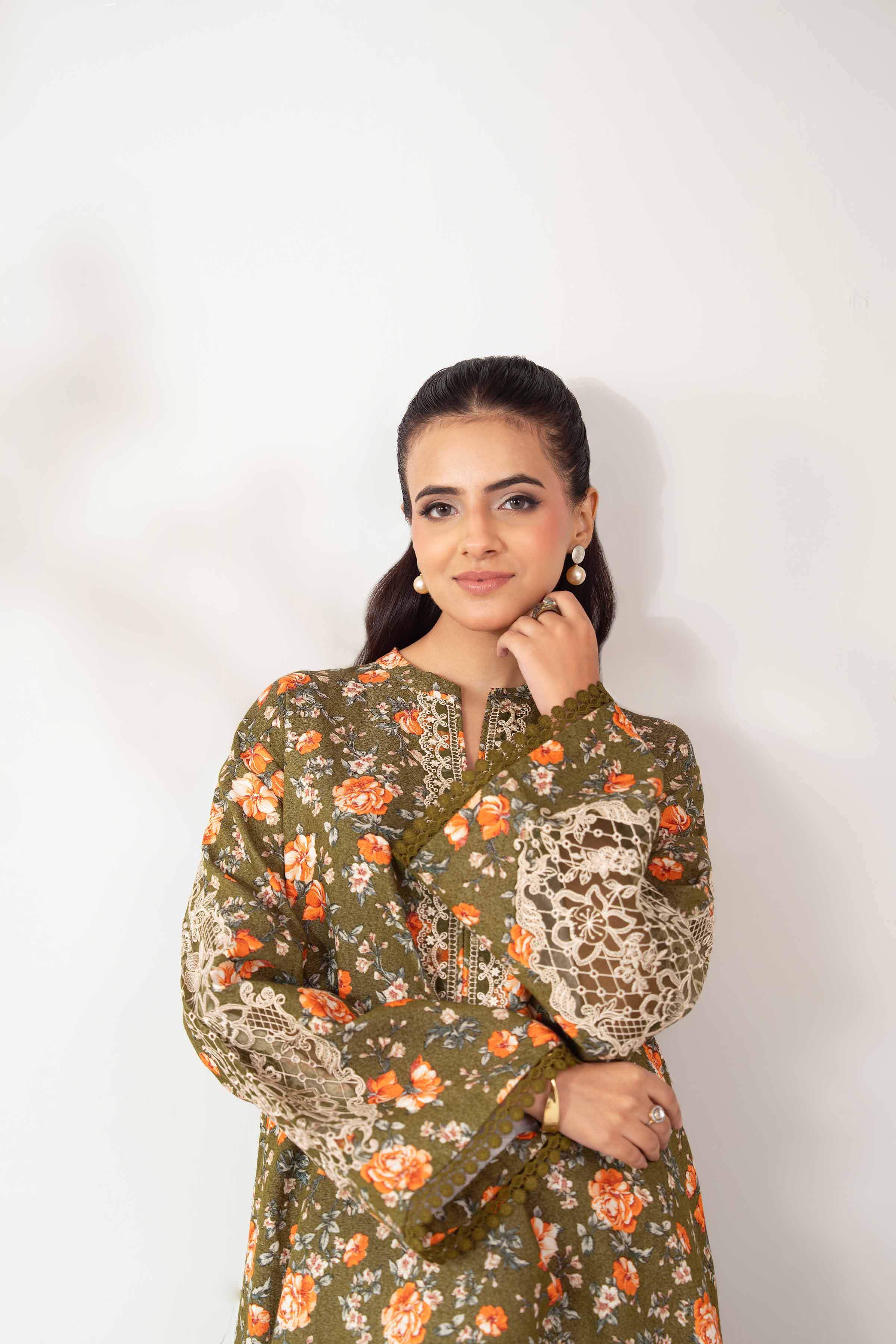 2 Piece - Printed Embroidered Suit - 42502814 for Women - Unstitched Collection | Nishat | Shop Online