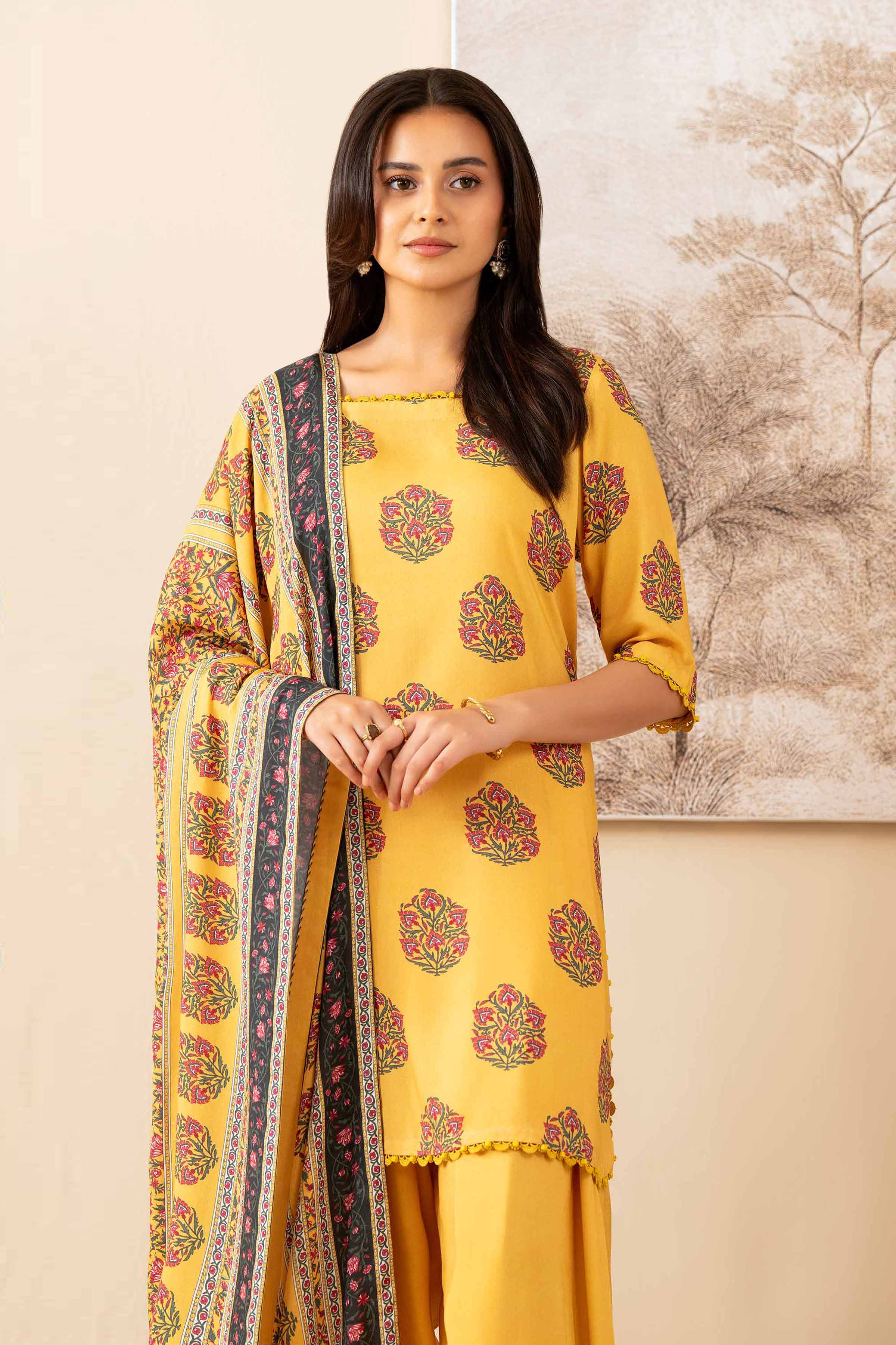 3 Piece - Printed Suit - 42502835 for Women - Unstitched Collection | Nishat | Shop Online