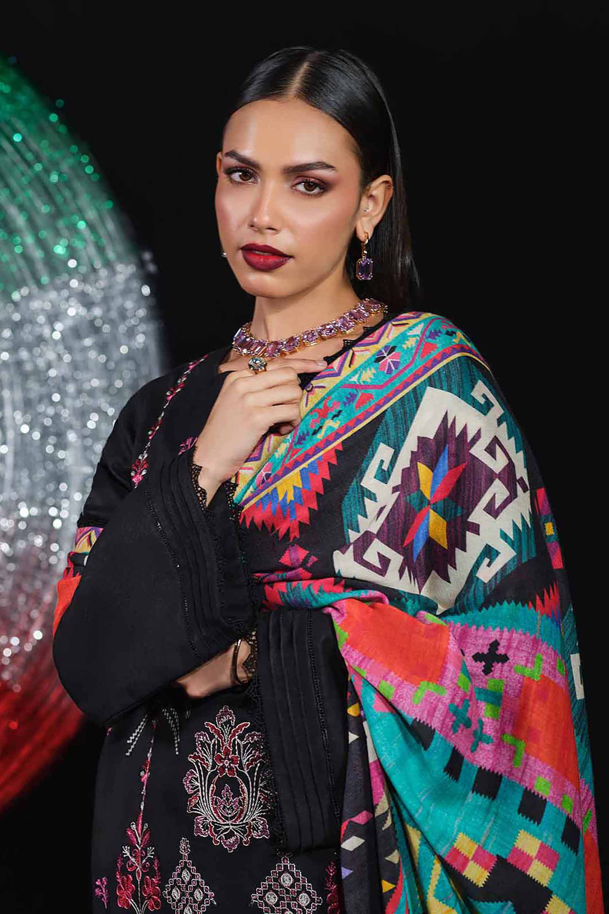 3 Piece - Digital Printed Embroidered Suit - 42502981 for Women - Unstitched Collection | Nishat | Shop Online