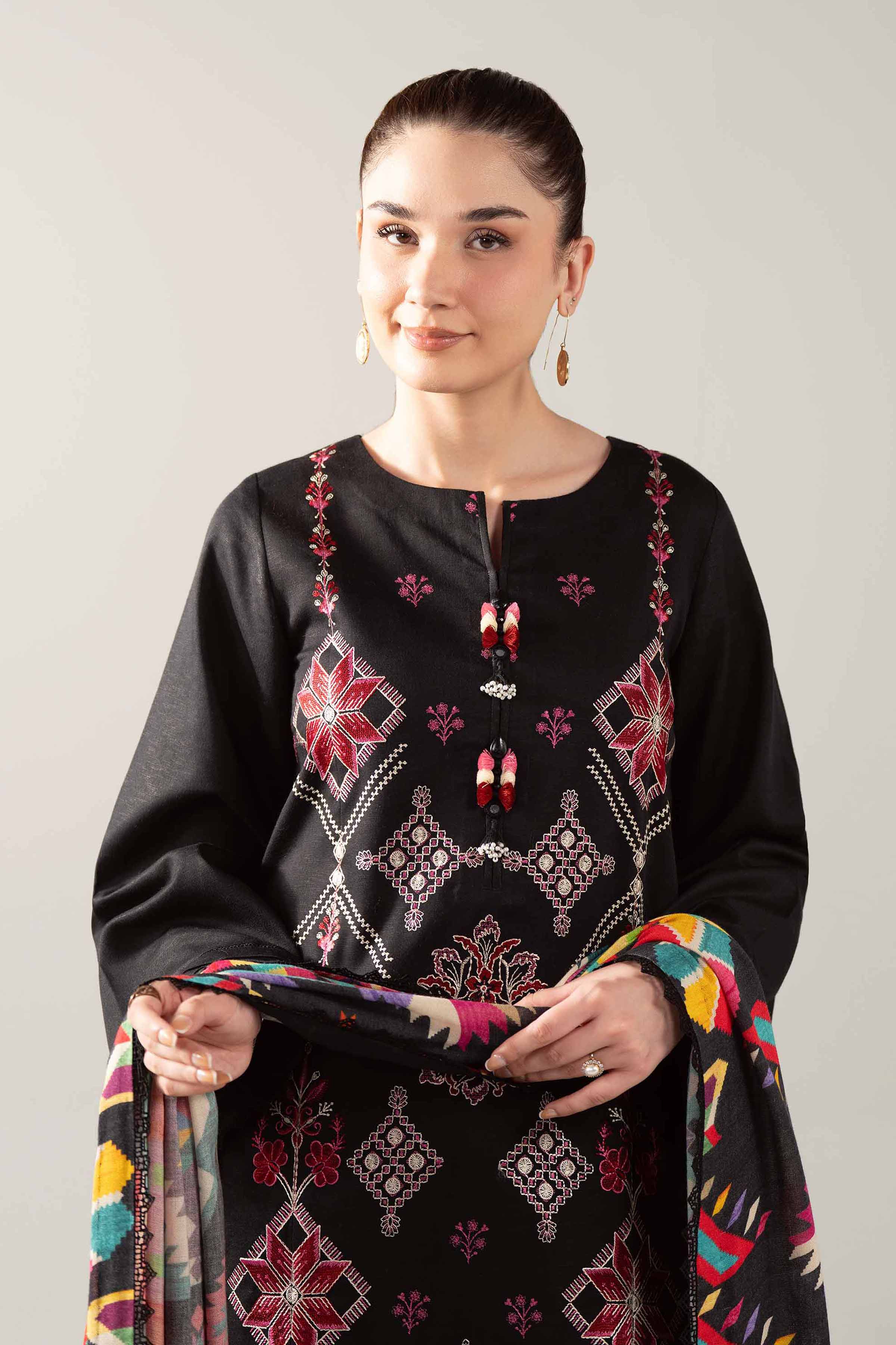 3 Piece - Digital Printed Embroidered Suit - 42502981 for Women - Unstitched Collection | Nishat | Shop Online